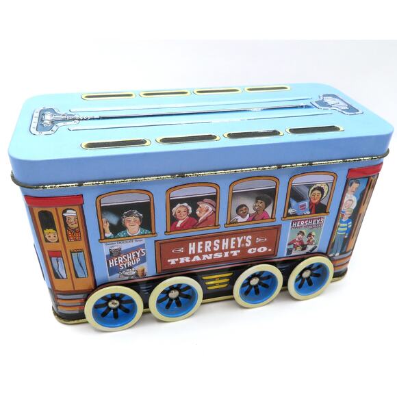 Hershey’s Collectible Vehicle Series Tin Canister #2 Trolley Transit Co. 2000 - Picture 11 of 11